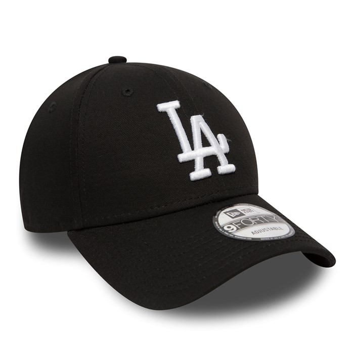 LA Dodgers Essential 9FORTY Lippis Mustat - New Era Lippikset Outlet FI-354892
